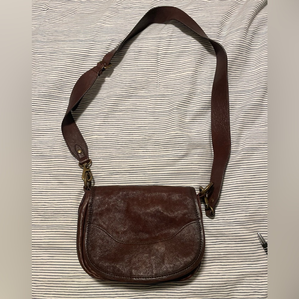 Frye Brown Leather Crossbody